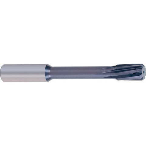 Alésoir haute performance HNC avec arrosage central pour trou débouchant, Ø nominal : 10,00 mm, Long. utile 76 mm, Long. totale 120 mm, Ø queue h6 : 10 mm