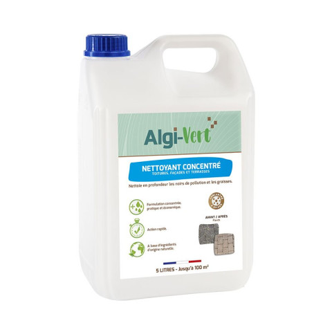 ALGI-VERT Nettoyant concentré à diluer - Bidon de 5L