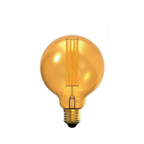 Ampoule filament incandescent xxcell globe ambré vintage - e27 - 40w