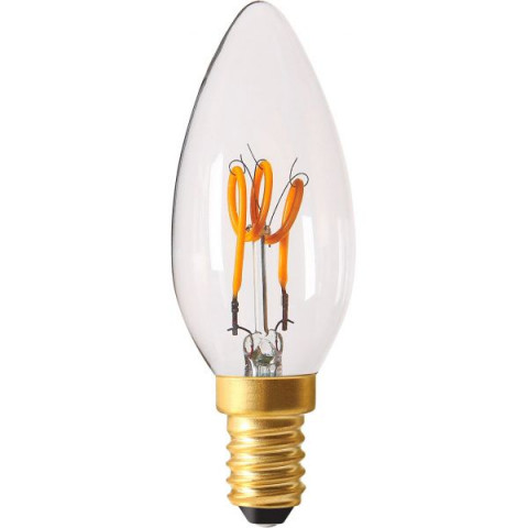 Ampoule led e14 twisted & loop 2 watt (eq. 10 watt) - finition - claire