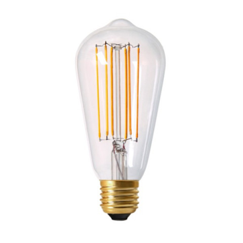 Ampoule led EDISON ST64 filament E27 dimmable 4 watt (eq. 30 watt) ambré - Finition - Claire