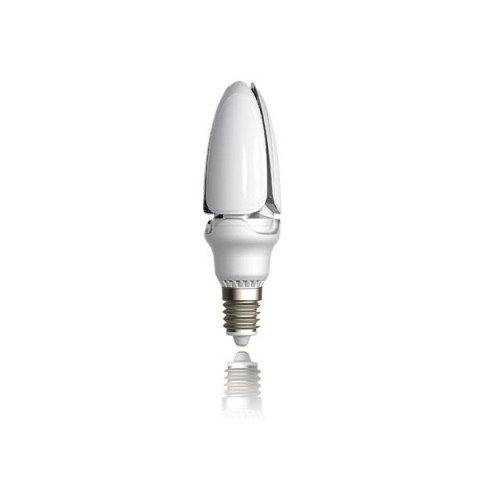 Ampoule led Flamme E14 5 watt Luciflora - Couleur eclairage - Blanc chaud 3000°K