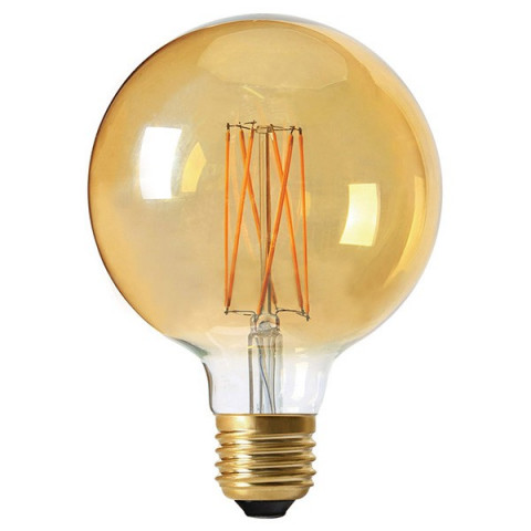 Ampoule led G125 filament E27 2 watt ambré