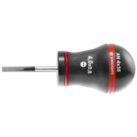 Tournevis Protwist FACOM pour vis à fente - lame courte - 4 x 25 mm - AN4X25