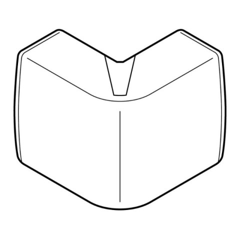 Angle extérieur variasouple pour moulure keva 50x15mm blanc artic (11563)