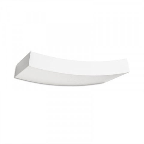 Applique ges, plâtre blanc, 36 cm