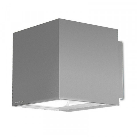 Applique hid afrodita, aluminium et verre, gris