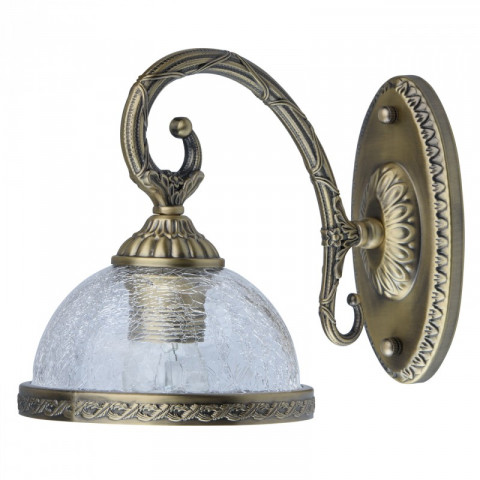Applique murale laiton classic 1 ampoule 27 cm