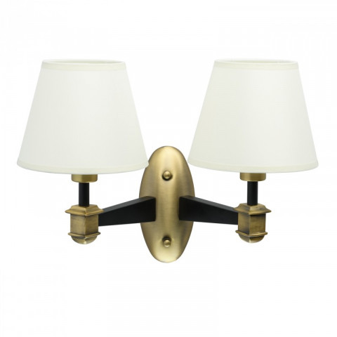 Applique murale laiton neoclassic 2 ampoules 22 cm