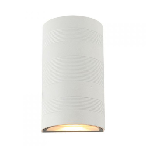 Applique murale led 2x5w cylindrique ip54 - couleur - blanc chaud 3000°k, finition - blanc