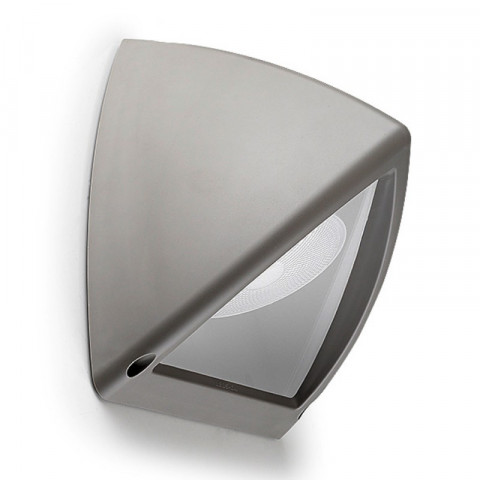 Applique piramid, plastique et verre, gris