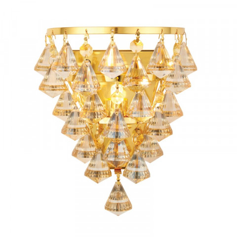Applique renner, or et cristal