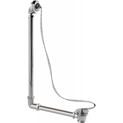 Bonde de baignoire cw5 a bouchon et chainette chr