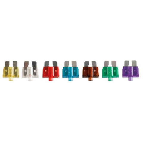Assortiment De 10 Fusibles Automobile Avec Voyant Lumineux (7.5 - 30A)