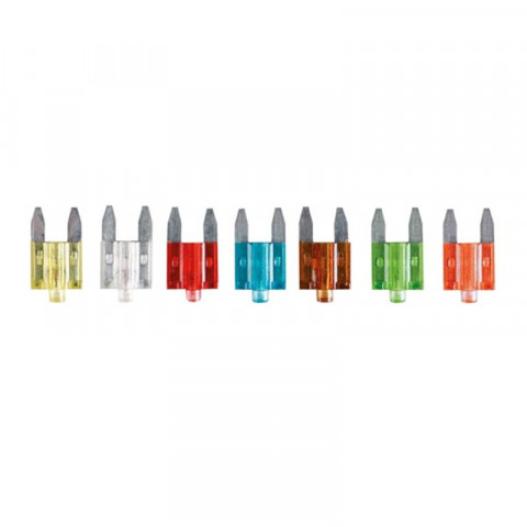 Assortiment De 10 Fusibles Miniatures Automobile Avec Voyant Lumineux (7.5 - 30A)