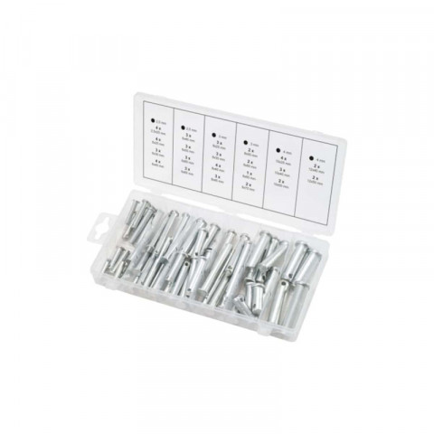 Assortiment de goupilles de sécurité ks tools - 60 pcs - 970.0210