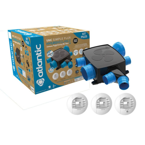 VMC simple flux KT HYGRO BC FLEX + - - ATLANTIC - 412278