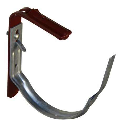 Crochet de gouttière Negrafix Bac acier (x25) -14-25 - coloris rouge - QSFNEB6025/CR