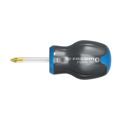 Tournevis Protwist pour vis cruciforme Pozidriv lame courte PZ 1x25 - FACOM - ATD1X25