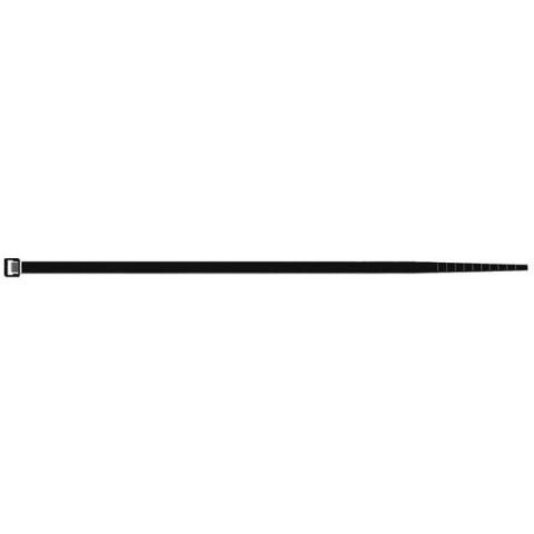 Attache-câbles noirs, Long. x Larg. : de bande : 100 x 2,5 mm, Ø de faisceau 24 mm