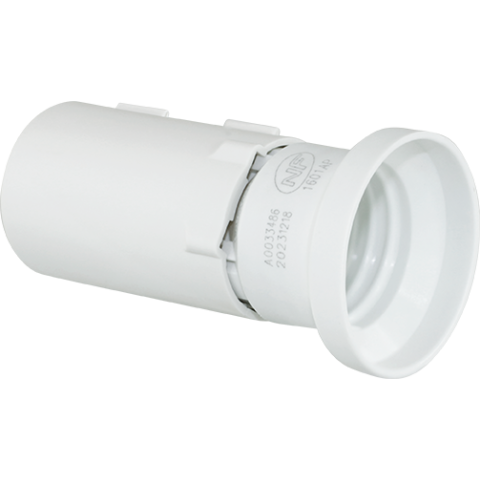Douille de chantier E27 Blanche - EUROHM - 62153