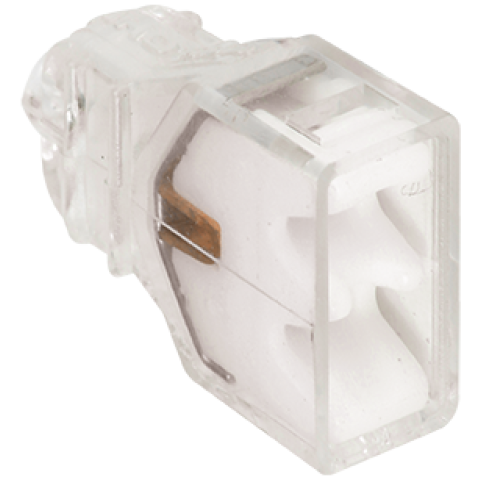 Boite de 100 connecteurs transparents - 2 entrées - EUROHM - 70052