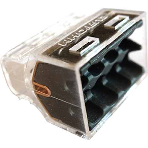 Boite de 50 connecteurs transparents - 8 entrées - EUROHM - 70058