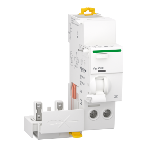 Acti9 Vigi iC60 - Bloc diff 230Vca (Ph/N) - 2P - 25A - 30mA - Type AC - SCHNEIDER ELECTRIC - A9Q11225