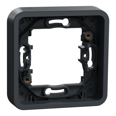 Mureva Styl - Cadre 1 poste - encastré - IP55 - IK08 - gris - SCHNEIDER ELECTRIC - MUR34107