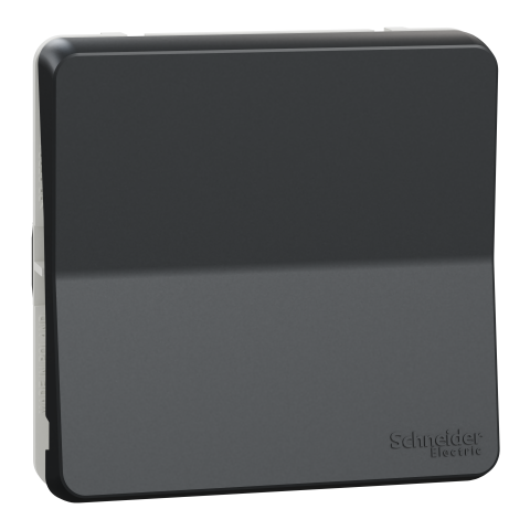 Mureva Styl - Bouton poussoir - composable - IP55 - IK08 - connexion auto - gris - SCHNEIDER ELECTRIC - MUR35027