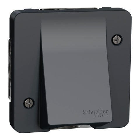 Mureva Styl - Sortie de câble - composable - IP55 IK08 - connexion auto - gris - SCHNEIDER ELECTRIC - MUR37931