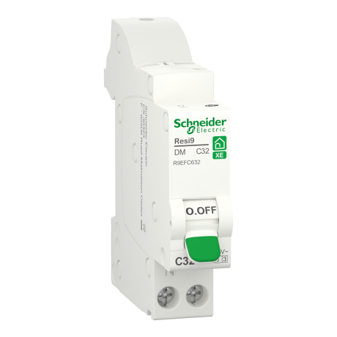 Resi9 XE - disjoncteur modulaire - 1P+N - 32A - courbe C - embrochable - SCHNEIDER ELECTRIC - R9EFC632