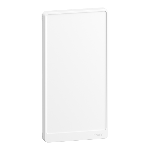 Resi9 - Porte Styl blanche (RAL 9003) pour coffret 3 rangées de 13 modules - SCHNEIDER ELECTRIC - R9H13423