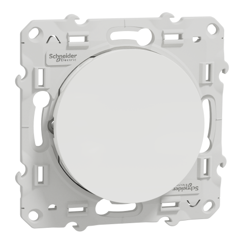 Odace - poussoir - blanc - 10A - SCHNEIDER ELECTRIC - S520206