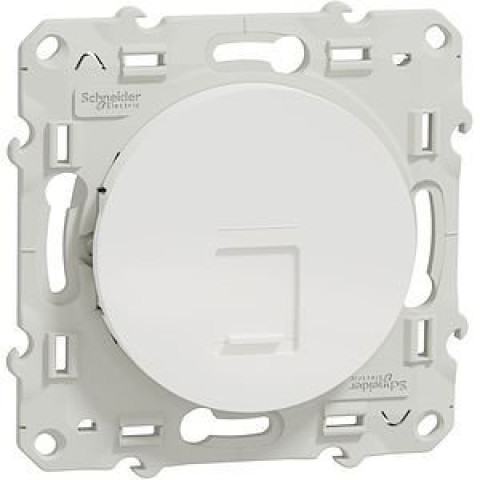 Odace - prise RJ45 - blanc - grade 1 (téléphone) cat. 5 UTP - SCHNEIDER ELECTRIC - S520471