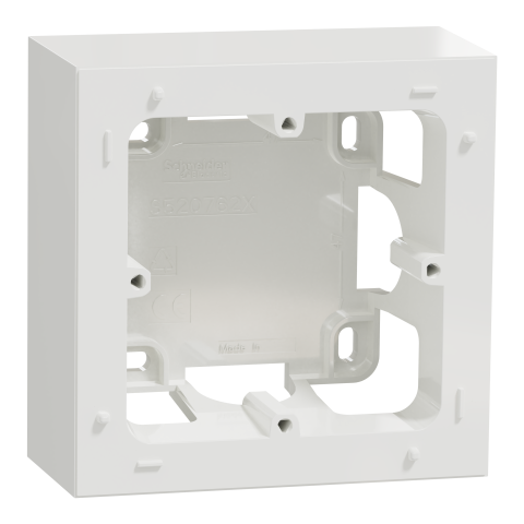 Odace Styl - boîte pour montage en saillie 1 poste blanc - SCHNEIDER ELECTRIC - S520762