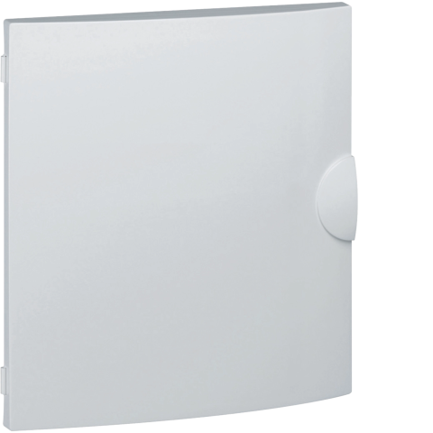 Porte opaque blanc pur Gamma+ pour coffret Gamma 18, 2 rangées 36 M - HAGER - GP218P