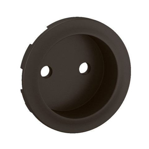 Enjoliveur pour prise de courant fort à puit 2P Céliane - Noir - LEGRAND - CN0110