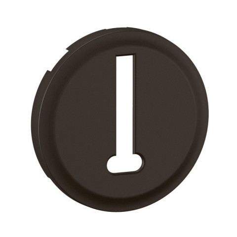 Enjoliveur pour prise téléphone 8 contacts Céliane - Noir - LEGRAND - CN0338