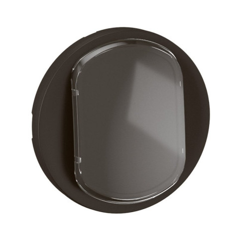 Enjoliveur pour interrupteur ou va-et-vient avec porte-étiquette Céliane livré avec 2 étiquettes - Noir - LEGRAND - CN5001