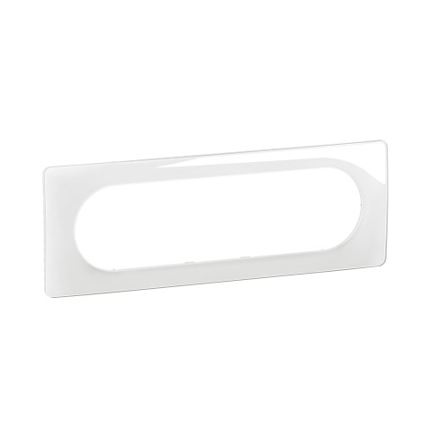 Plaque de finition Céliane 6 à 8 modules - Blanc Emaillé - LEGRAND - CP0011