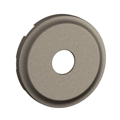 Enjoliveur pour prise TV Céliane mâle et type F à visser - Titanium - LEGRAND - CT0382