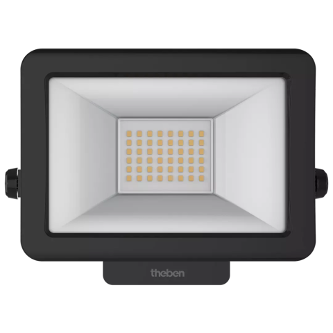 Projecteur d'extérieur LED theLeda B20L W BK - Appareil évolutif avec modules en option - 20 W - Noir - THEBEN - 1020693