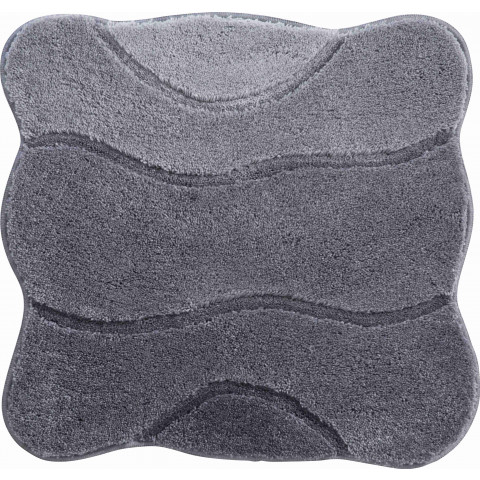 Tapis de salle de bain curts 60 x 60 cm gris