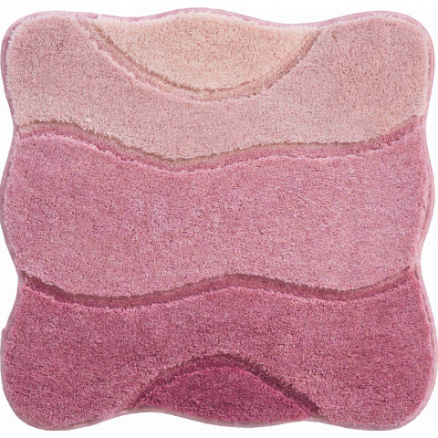 Tapis de salle de bain curts 60 x 60 cm rose