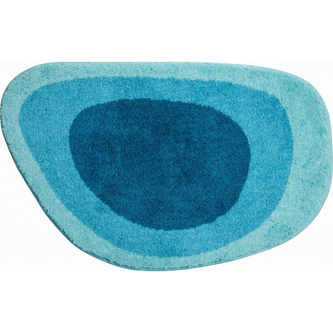 Tapis de salle de bain lake 70 x 105 cm turquoise