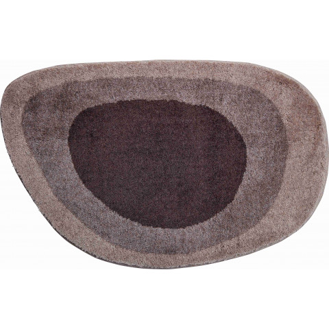 Tapis de salle de bain lake 70 x 105 cm marron