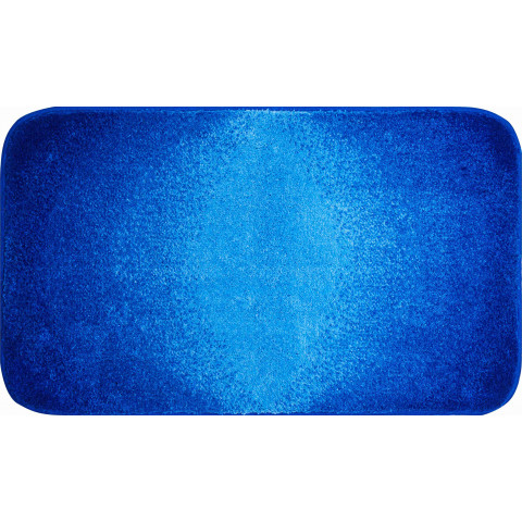 Tapis de salle de bain moon 60 x 100 cm bleu