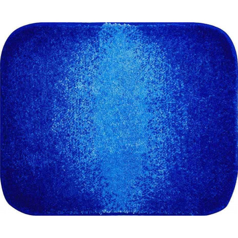 Tapis de salle de bain moon 50 x 60 cm bleu