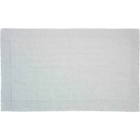 Tapis de salle de bain luxor 60 x 100 cm blanc